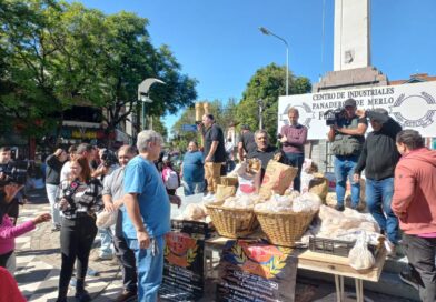«Panazo en Merlo»: se entregaron 500 kilos de pan