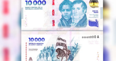 Comenzó a circular el billete de 10 mil pesos