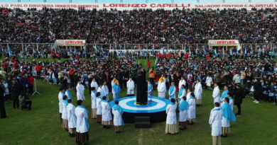 Miles de estudiantes de Morón prometieron fidelidad a la Bandera Nacional