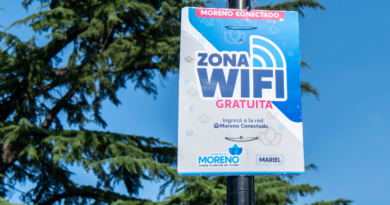 Moreno cuenta con más de 400 puntos gratuitos de WIFI