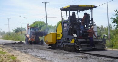 Merlo: se realizan obras de repavimentación en Mariano Acosta