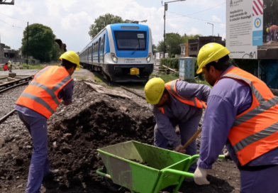 Por obras de Trenes Argentinos, está cerrado al tránsito el paso a nivel de la calle Santa Rosa