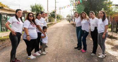 Mariel Fernández inauguró nuevas cuadras de asfalto en Moreno Sur