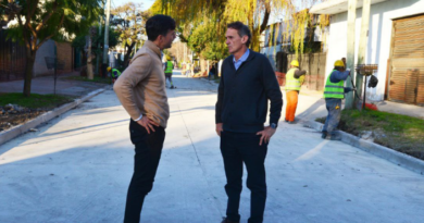 Ghi y Katopodis recorrieron obras estratégicas en Morón: “En la Provincia la obra pública sigue teniendo un lugar central”