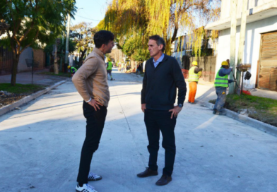 Ghi y Katopodis recorrieron obras estratégicas en Morón: “En la Provincia la obra pública sigue teniendo un lugar central”