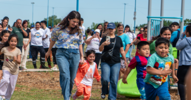 Moreno: Mariel Fernández inauguró una Plaza en el barrio San Carlos de Trujui