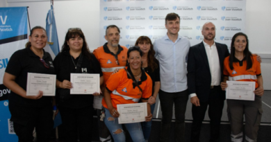 Morón entregó diplomas del Programa de Formación en Protección Civil