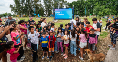 Mariel Fernández inauguró la Plaza 6 de Enero en Cuartel V