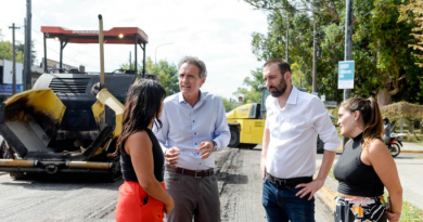 Hurlingham: Katopodis y Selci recorrieron obras viales y de infraestructura universitaria