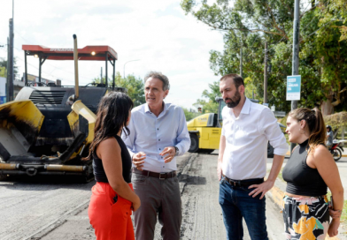 Hurlingham: Katopodis y Selci recorrieron obras viales y de infraestructura universitaria