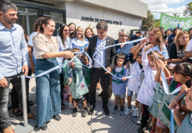 Moreno: Fernández y Kicillof inauguraron el nuevo edificio del Jardín N °932