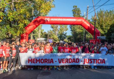15 mil personas corrieron por la Memoria, la Verdad y la Justicia en Morón