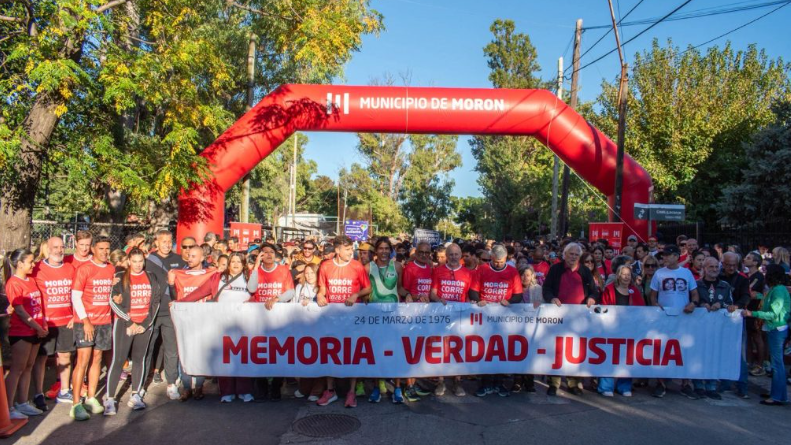 15 mil personas corrieron por la Memoria, la Verdad y la Justicia en Morón