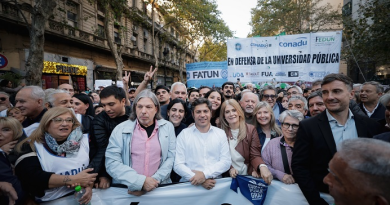 Kicillof participó de la Marcha Federal Universitaria: “Es una lucha de todo el pueblo”