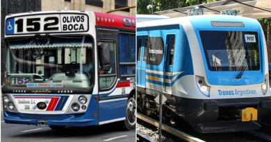 Este lunes aumentarán los pasajes de colectivos y trenes