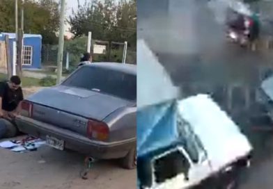Insólito robo en Haedo: se llevaron una camioneta a remolque con un Peugeot 504 y cayeron en La Matanza