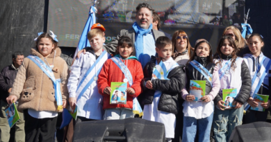 Merlo: más de 8 mil alumnos prometieron Lealtad a la Bandera en un multitudinario acto