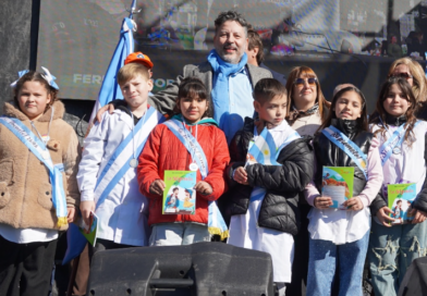 Merlo: más de 8 mil alumnos prometieron Lealtad a la Bandera en un multitudinario acto