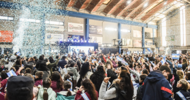 Ituzaingó: más de mil estudiantes juraron Lealtad a la Bandera Nacional