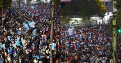 Gustavo Menéndez: “El Pueblo salió a festejar por un triunfo deportivo pero fundamentalmente por los pibes de Malvinas”