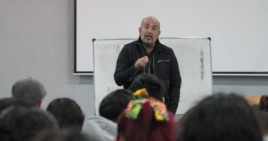 Merlo: estudiantes participaron de una clínica de actuación gratuita con Alejandro Fiore
