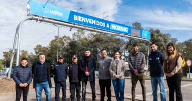 Moreno: Mariel Fernández puso en funcionamiento el lector de patentes N°40