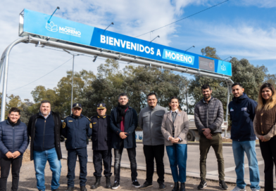 Moreno: Mariel Fernández puso en funcionamiento el lector de patentes N°40