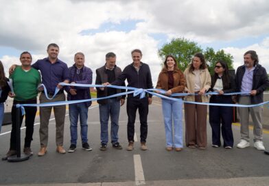 Merlo: inauguraron el nuevo puente de la Ruta 7