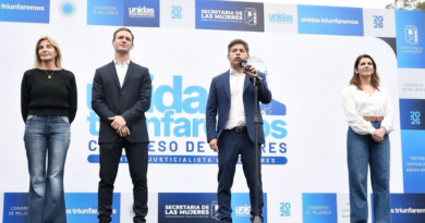 Kicillof y Mariel Fernández encabezaron el primer Congreso de Mujeres del PJ bonaerense en San Vicente