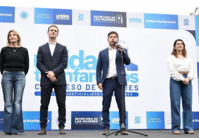 Kicillof y Mariel Fernández encabezaron el primer Congreso de Mujeres del PJ bonaerense en San Vicente