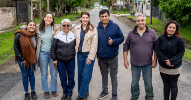 Mariel Fernández recorrió obras en Francisco Álvarez
