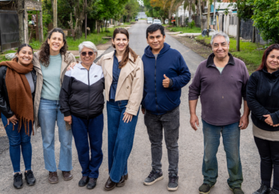 Mariel Fernández recorrió obras en Francisco Álvarez
