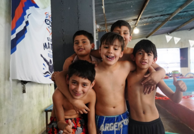 Más de 20 chicos de Merlo participaron de actividades acuáticas gratuitas