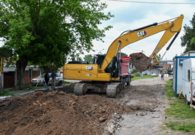 Morón inició obras de infraestructura urbana en Barrio Gaona