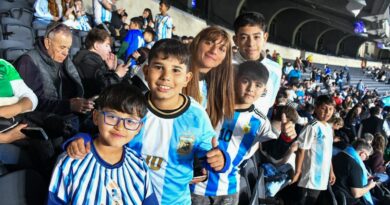 Merlo: chicos de Merlo Inclusivo, comedores, clubes barriales y espacios socieducativos alentaron a la Selección Argentina